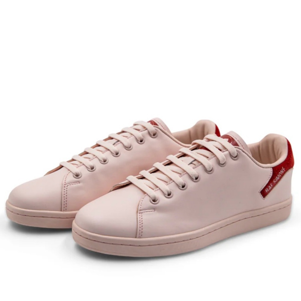 RAF SIMONS Orion Sneakers pastel pink style summer casual style comfy vacation